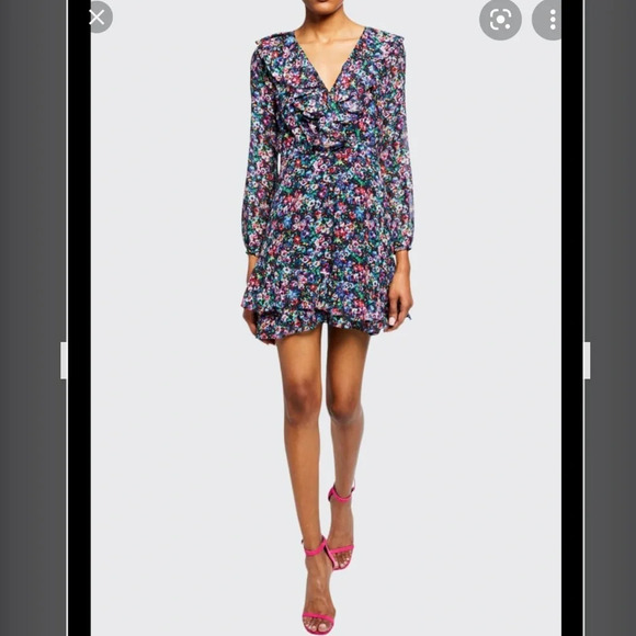 ! Nwt! SALONI Jodie floral dress - Picture 1 of 4